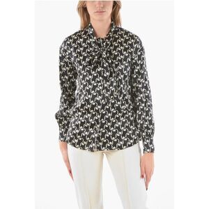 NWT TORY BURCH Womens Black Cuffed Sleeve Wear To Work Button Up Top 14
